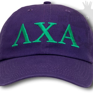Lambda Chi Alpha Baseball Cap - Custom Color Hat and Embroidery.