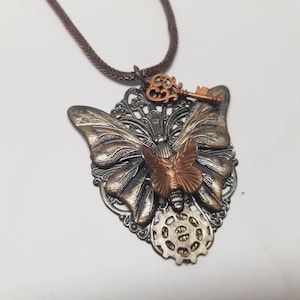 Butterfly Steampunk Necklace