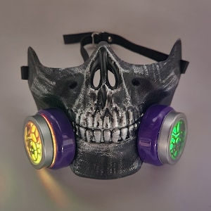 Steampunk Color Changing Skull Mask