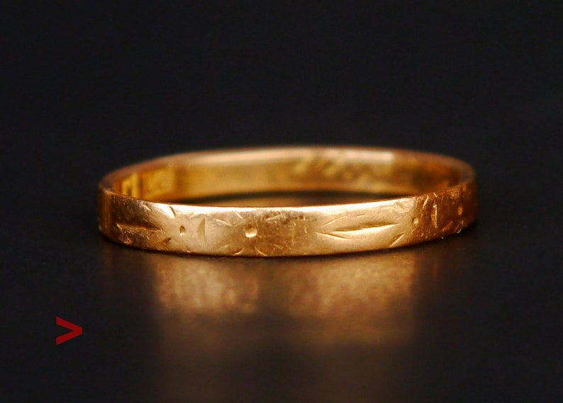 20k gold wedding band