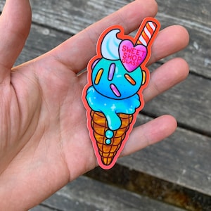 Ice cream sticker