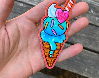 Ice cream sticker