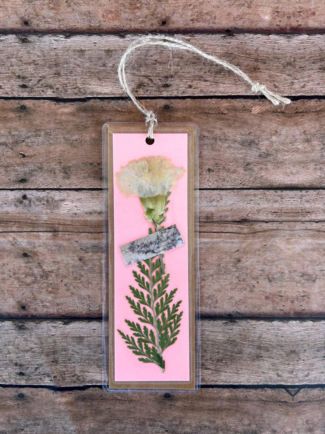 Handmade Pressed Floral Laminated Bookmarks - Real Flowers - Book Lover ...