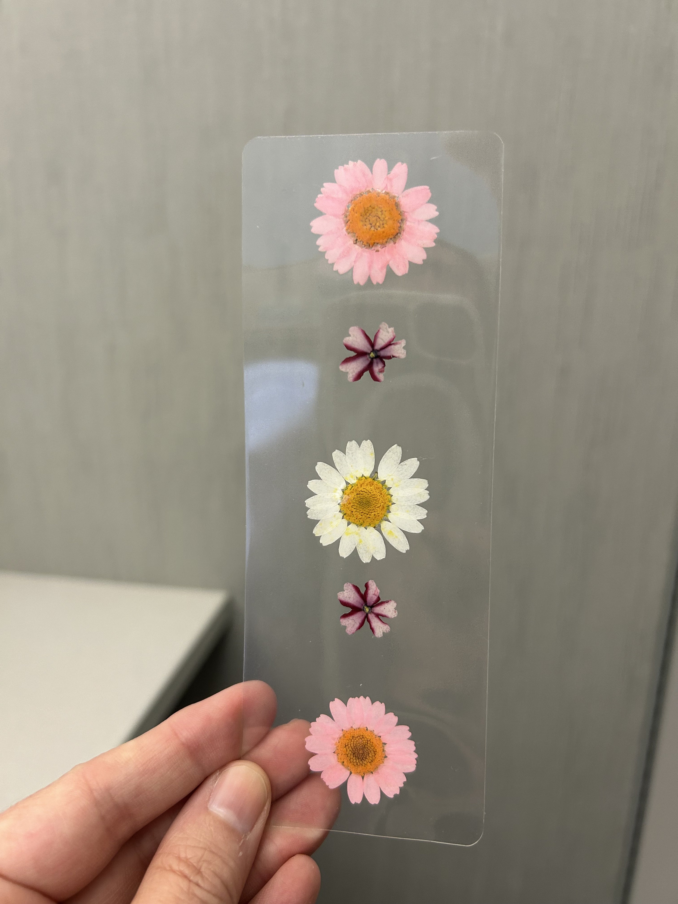 Handmade Pressed Floral Laminated Bookmarks - Real Flowers - Book Lover ...