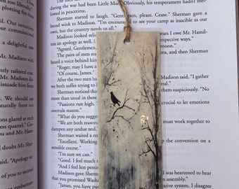 Gothic mystical laminated bookmark - book lover gift - bookmark