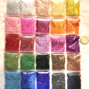 500g bulk wholesale lot glass seed beads size 11/0 assorted colors free shipping 25 AWESOME colors 20g/bag art craft jewelry tiny beads