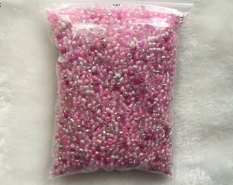 6800pcs / bag Wholesale Lot Bulk 1 bag of 100g Mixed Glass Seed Beads 2mm-11/0 Choose Your Mix