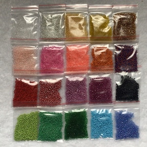 200g wholesale lot bulk glass seed beads size 11/0 assorted colors free shipping 20 AWESOME colors 10g/bag art craft jewelry tiny beads