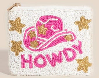 Howdy Cowboy Hat Coin Purse: MULTI