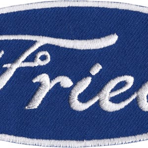 Patch - "Fried" - Blue And White Logo - Ford Parody