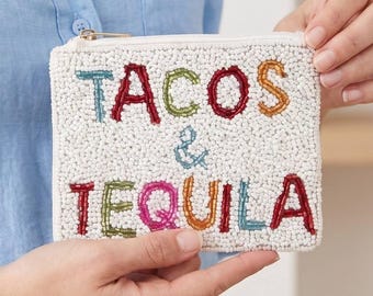 Portmonetka z koralikami Tacos i Tequila: WIELOKROTNA
