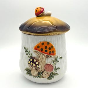 Merry Mushroom Sears 1978 Canisters - Etsy