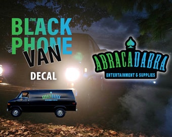 7x4 - The Black Phone Full Color Abracadabra Decal Van The Grabber Sticker