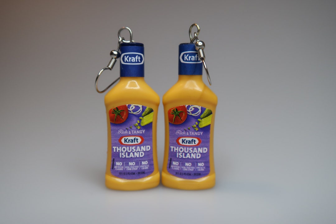 Thousand Island Dressing Earrings Lesbian Earrings Novelty Etsy