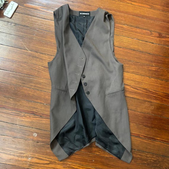 Ann Demeulemeester, Vintage Ann Demeulemeester Long Waistcoat Vest