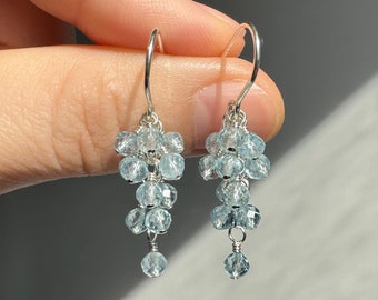 Orecchini Pendenti In Argento 925 Con Cristallo A Pera 16mm - Lunghezza 42mm, Ipoallergenici, Regalo Per Lei