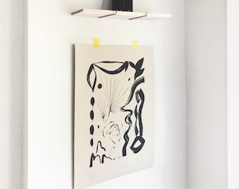 Marais Noir // screenprint