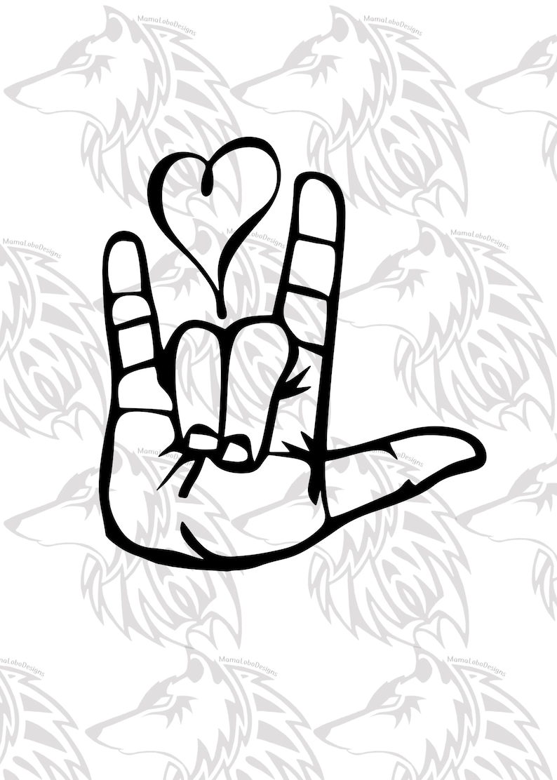 Free Free Love Asl Svg 726 SVG PNG EPS DXF File