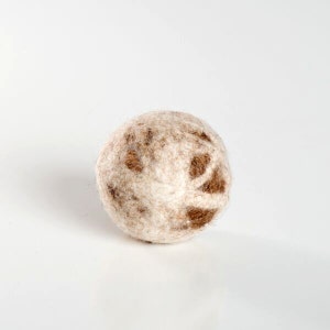 Large Felted Wool Ball for Cats-  Wool Ball Cat Toy - Perfect Ball for a Big Kitty to Bunny Kick - Natural Plastic Free Cat Toy - Washable