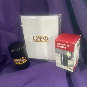 Omega Psi Phi Bottle openers   | Purple & Gold Fraternity