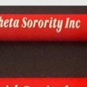 Delta Sigma Theta Pen Set: Red White, Sorority Inspired only Dekta Signa Theta pens)