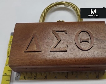 Delta Sigma Theta Sorority, Inc  wood 3D handbag  all pledging gifts,  graduation, Mother’s Day,1913,Founders Day