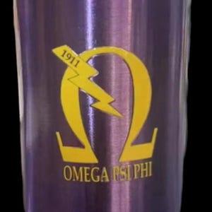 Omega Psi Phi Bottle openers   | Purple and Gold  Fraternity