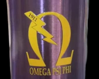 Omega Psi Phi Bottle openers   | Purple and Gold  Fraternity