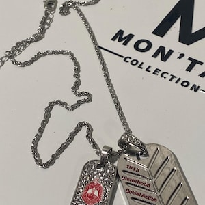 Delta Sigma Theta Harmony of purpose necklace and pendant set (2)