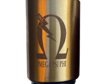 Omega Psi Phi Bottle openers   | Gold Fraternity