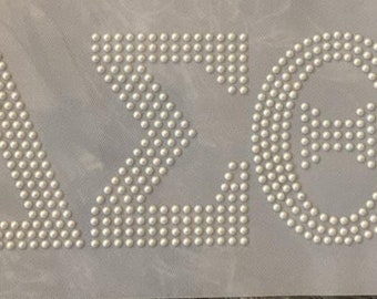 Delta Sigma Theta Pearl iron on transfer