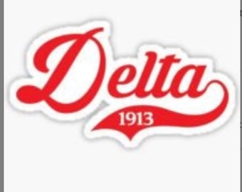 Delta Sigma Theta Sorority Inc. patch