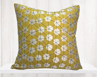 Kravet Goaround Sunshine-  Gold and Cream Dot Pillow Cover