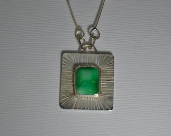 Broken Arrow Variscite Necklace