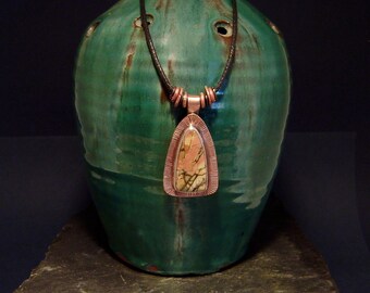 Jasper Necklace on Copper