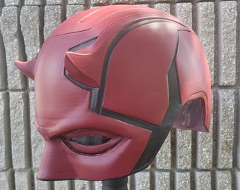 Daredevil Mask Cowl Inspired Wearable Prop Collectible Cosplay Helmet Deluxe Rare