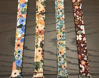 Rifle Paper Co. Flat Lanyard with Optional Breakaway Clasp