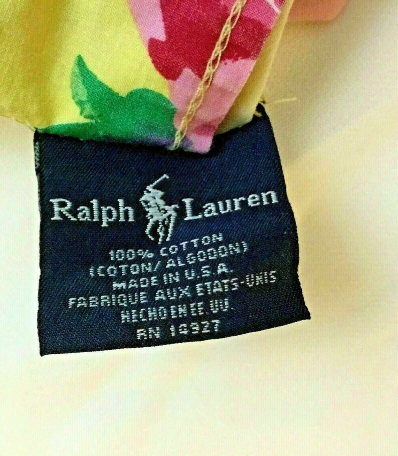 Ralph Lauren Chelsea Standard Pillowcase Set 100 Cotton Etsy