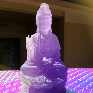 Kuan Yin Figurine, Divine Feminine Power Protection, Mother Guanyin Divine Mother Statue