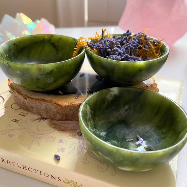 Serpentine Bowl Jade Healing Crystals And Stones