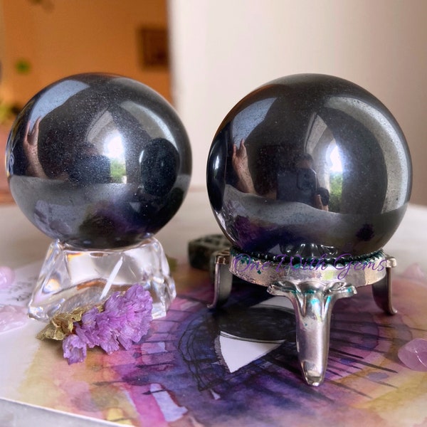 Hematite Sphere Crystals - High Quality