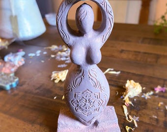 Divine Goddess Figurine, Select Your Own Crystal