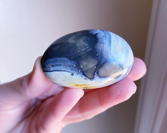 Piedra de palma de ágata con pirita, una pieza exacta