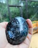 Larvikite Palm Stone | Gorgeous Blue Flashes 