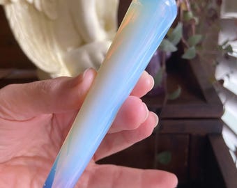 High Quality Opalite Wand, Massage Wand, Third Eye Chakra, 4.25"