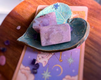 Pink Amethyst Freeform Pair, Healing Crystal Duo, Heart Chakra, Exact Set