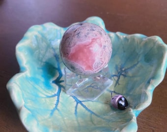 Rhodochrosite Sphere,  Crystal Ball, Self-Love,  Exact One, 1.12"