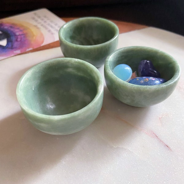 Jade Bowl Healing Crystal || Jade Gemstone Bowl