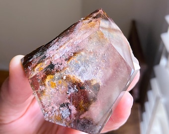 Garden Quartz Free Form Crystal, Lodolite Quartz, Inner Gardens, One of a Kind