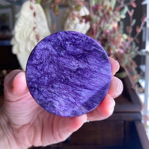 High Quality Charoite Crystal With Flashes